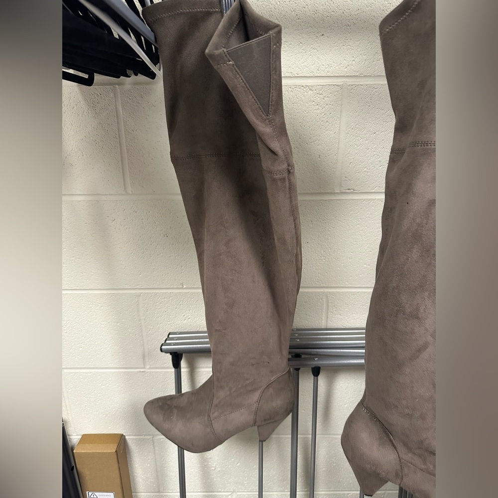 Torrid thigh high heeled boots